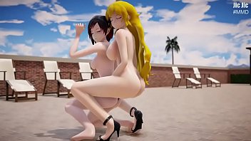 Sisterly apple pie MMD dance