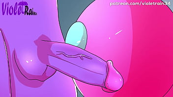 Pink makes the impostor aroused and he fucks her and ends up on her buttocks - Among Us NSFW animation