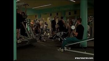 Miss Angel and Tanya Take Multiple Cocks in the Ass at the Gym
