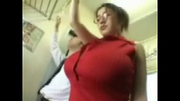 Big tits being Fondled on a Public Train