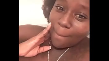 Hot ebony touching herself part 2