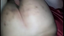 Back shots for a chubby Latina with huge tits