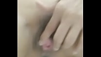 Indonesian woman is playing her pussy