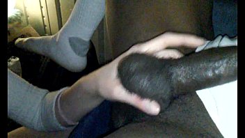 T b. Deepthroating ballsucking black dick