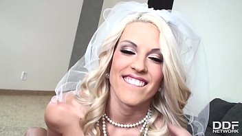 Beautiful Blonde Bride Blanche Bradburry Gives a Mind-blowing POV Blowjob